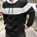 Hayes | Textured Colour-Block Hoodie