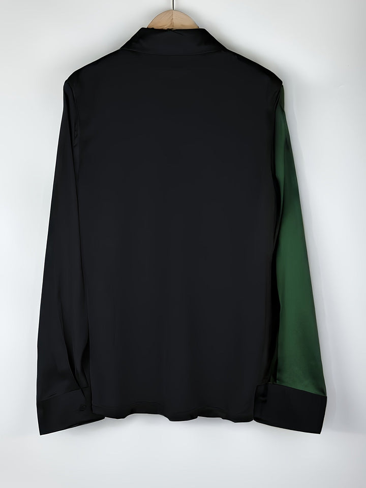 Helene | Verfijnde Kleurblok Blouse