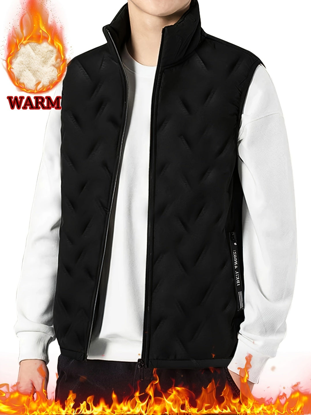 Wade | Fleece-gevoerde Mouwloze Vest