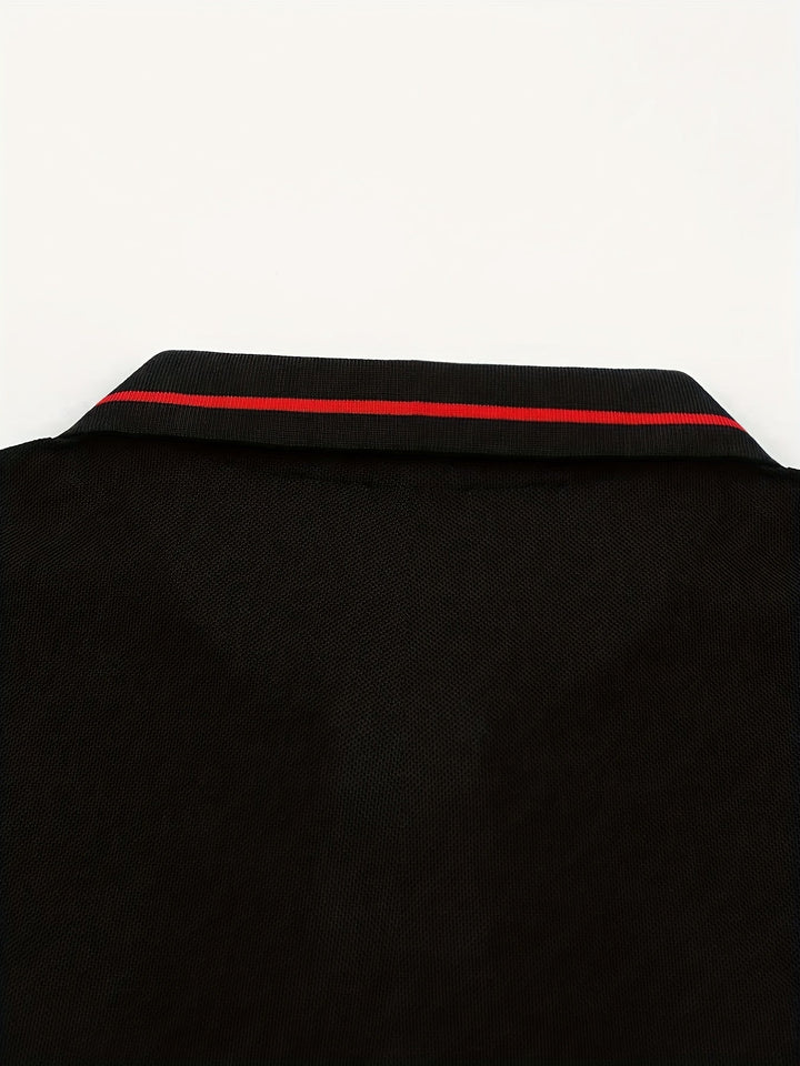 Dalton | Verfijnde Lange Mouwen Polo Shirt