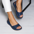 Elliana | Klassieke Minimalistische Open Teen Sandalen