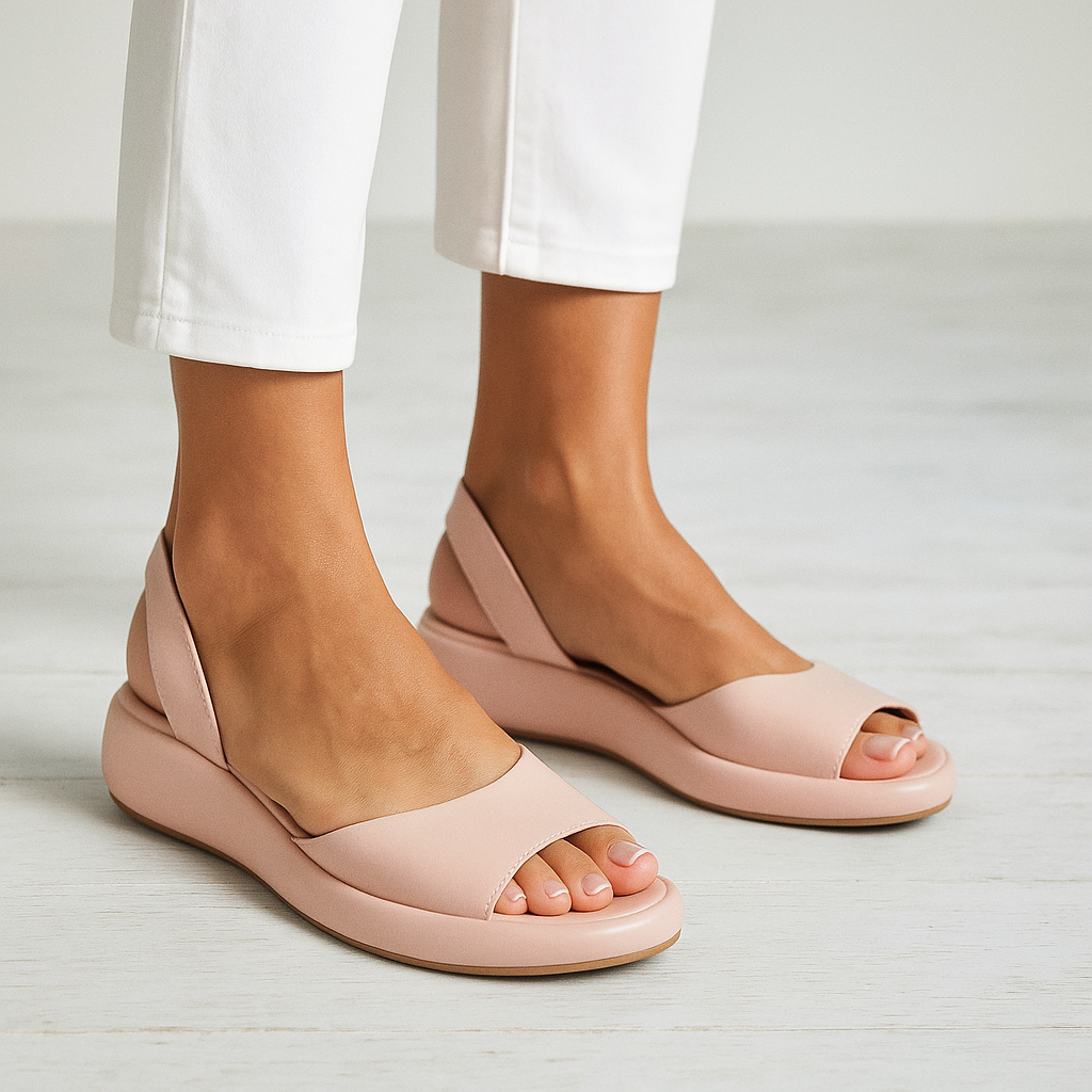 Elliana | Klassieke Minimalistische Open Teen Sandalen