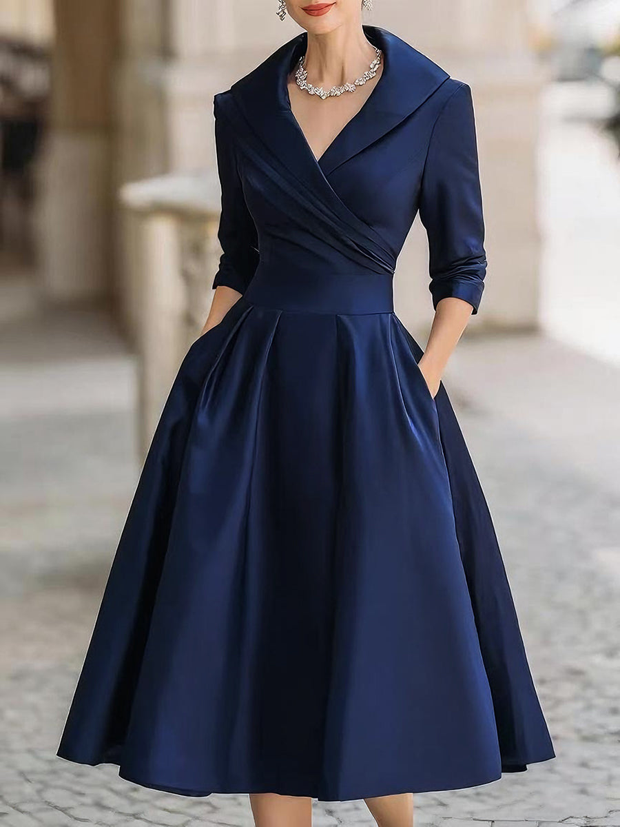 Coraline | Elegante V-Hals Avondjurk