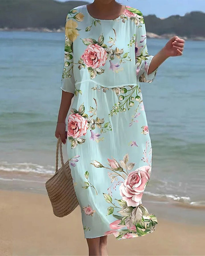 Scarlett | Elegante Zomerbloem Jurk