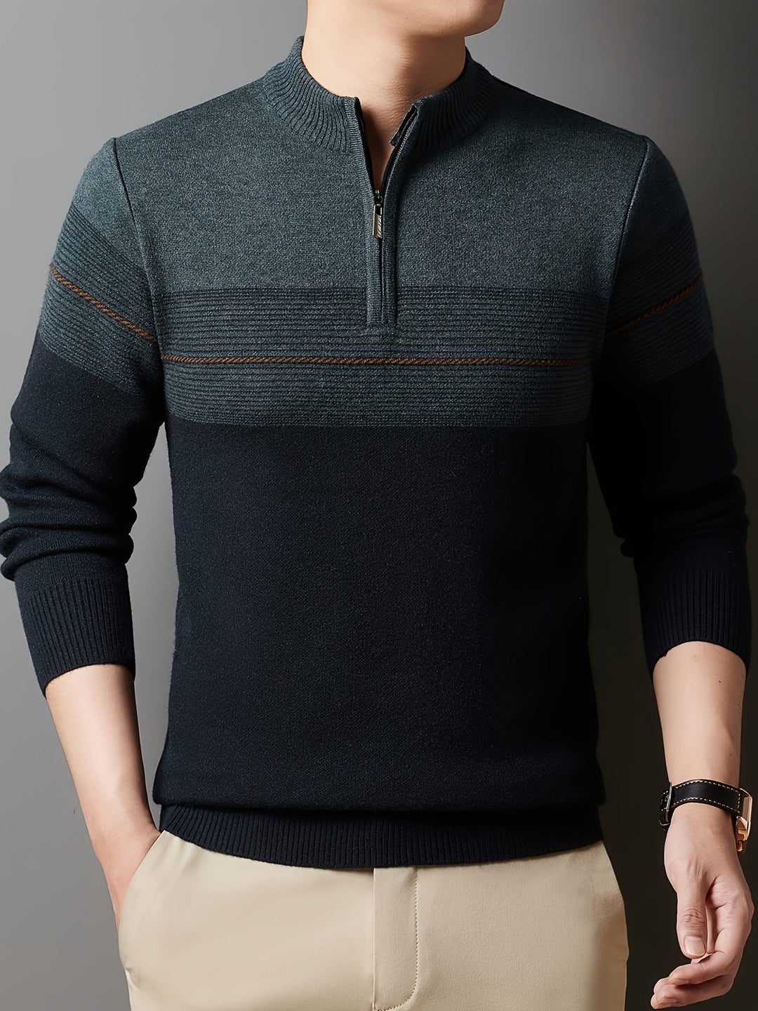 Oscar | Zip-Neck Trui