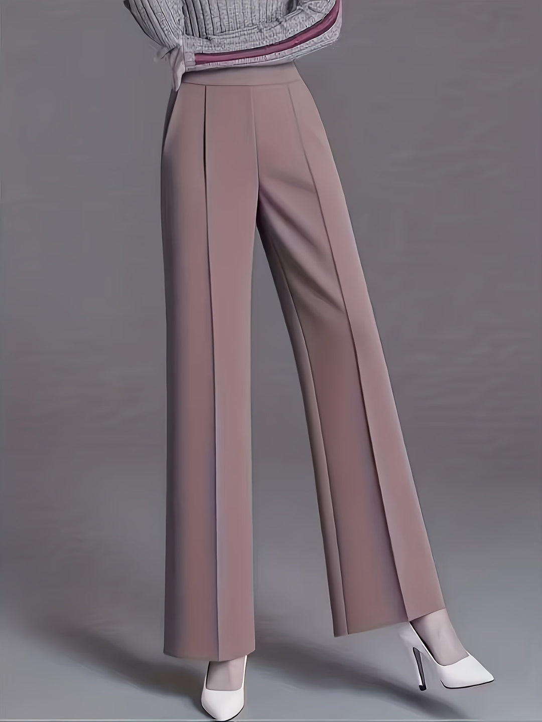 Claudia | Hoge Taille Wijde Pantalon
