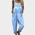 Yadira | Casual Pocket Kunst Jumpsuit