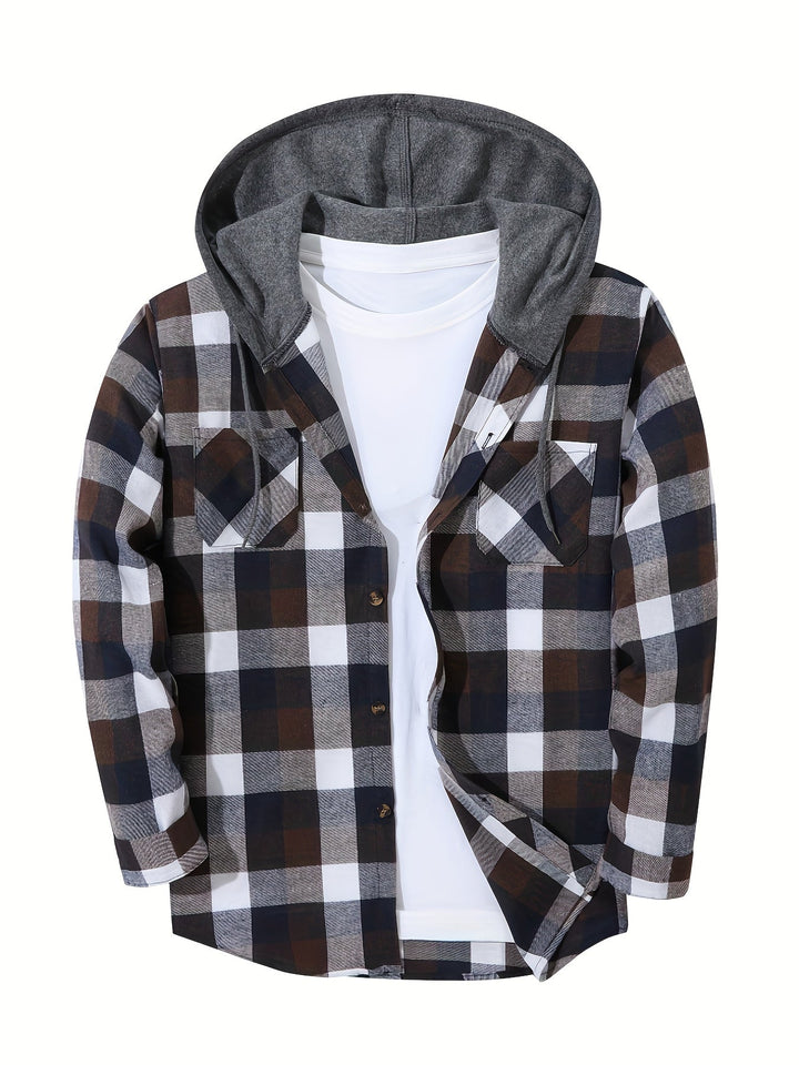 Braxton | Geruite Hoodie Shirt