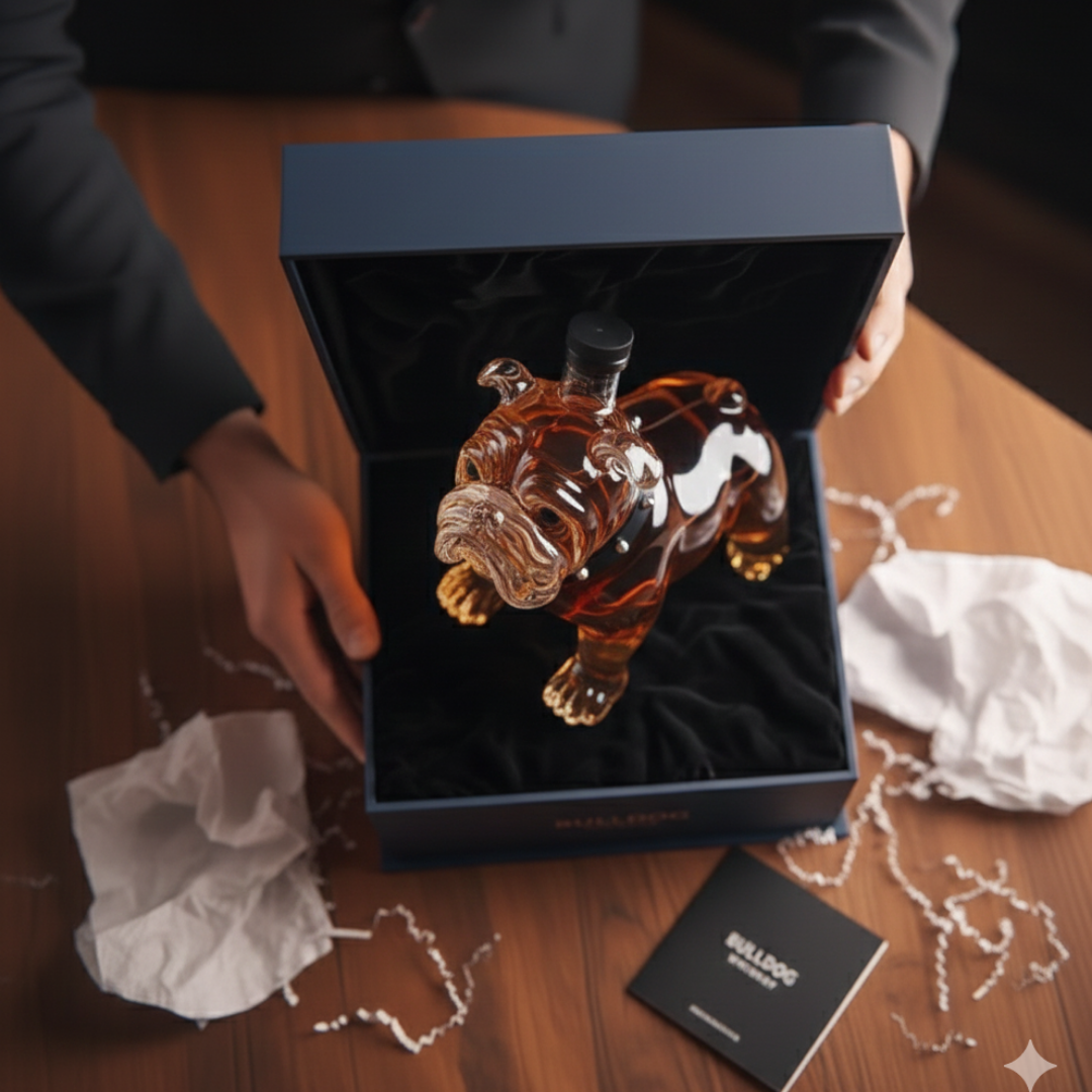Frank | Whiskyfles Bulldog Ontwerp