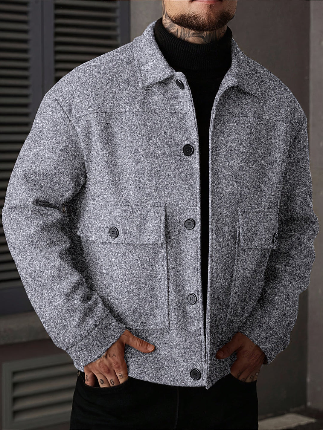Donovan | Gestructureerde Utility Jacket