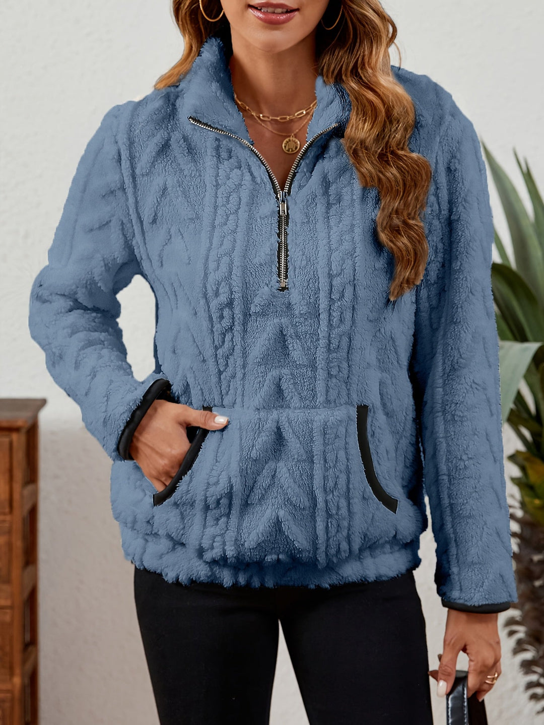 Delilah | Gezellige Half-Zip Pullover
