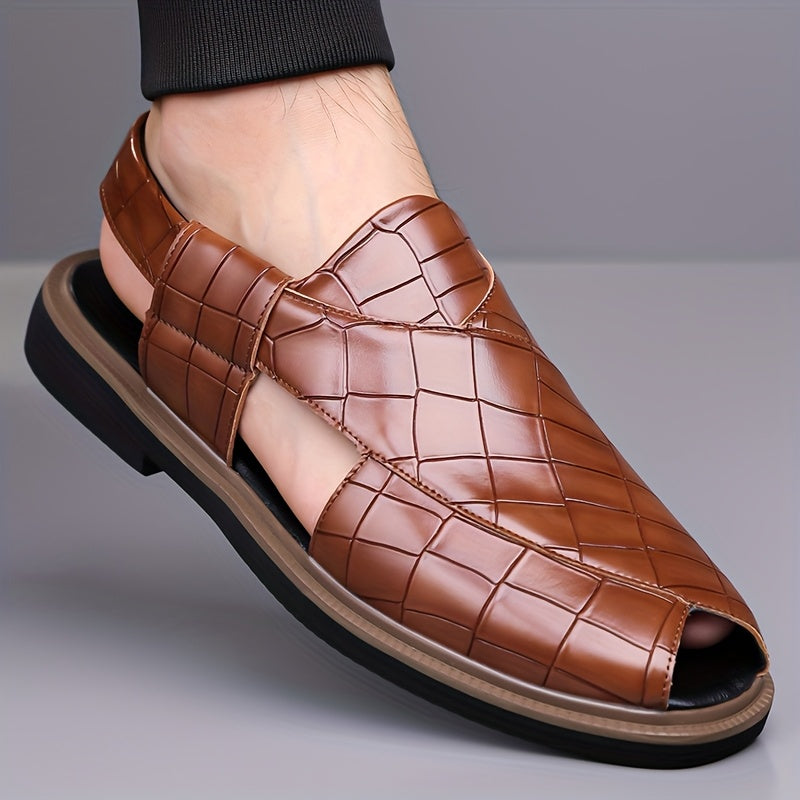 Malcolm | Geweven-Stijl Comfort Sandalen
