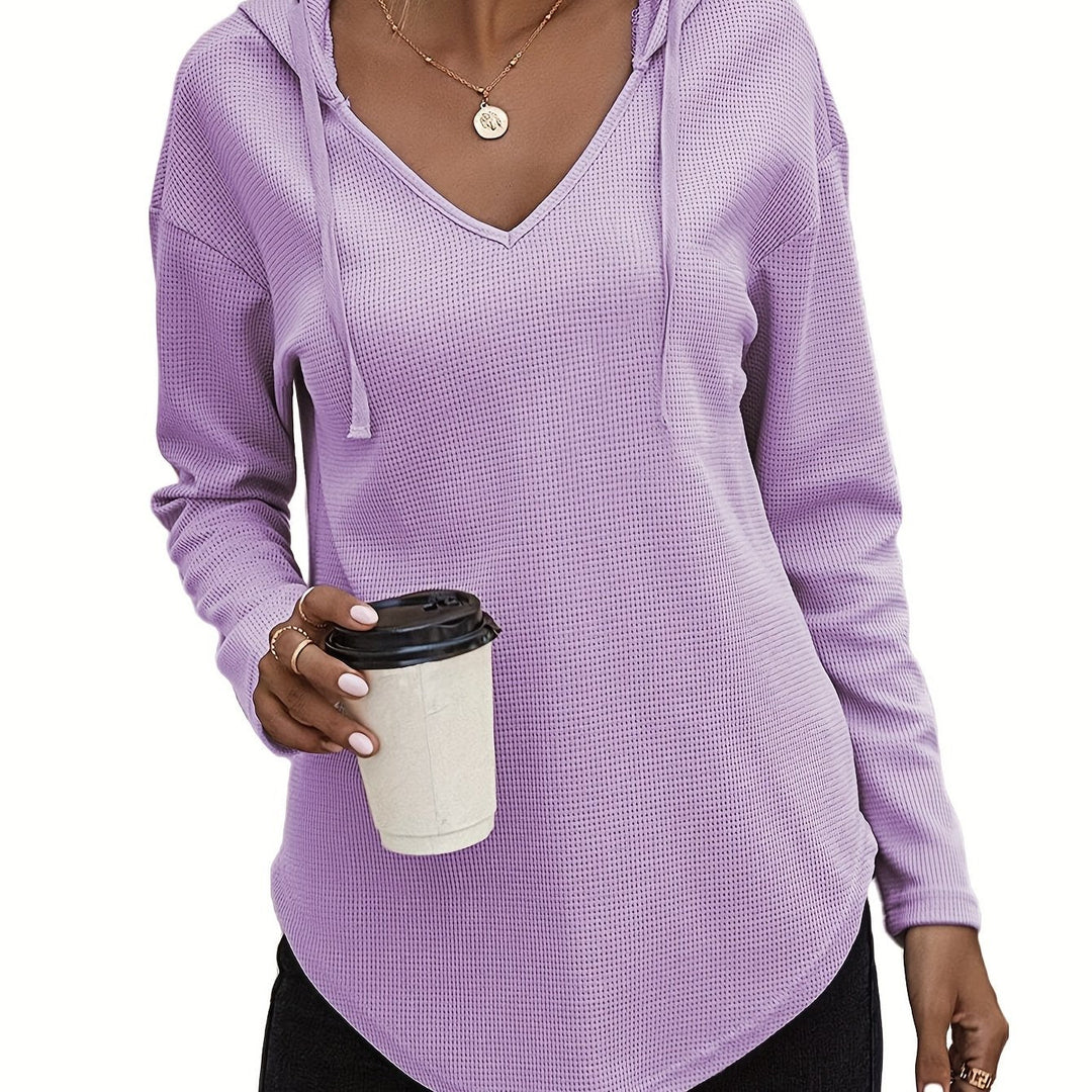 Kendra | Ontspannen V-Hals Hoodie