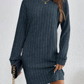 Florence | Geribbelde Coltrui Jurk