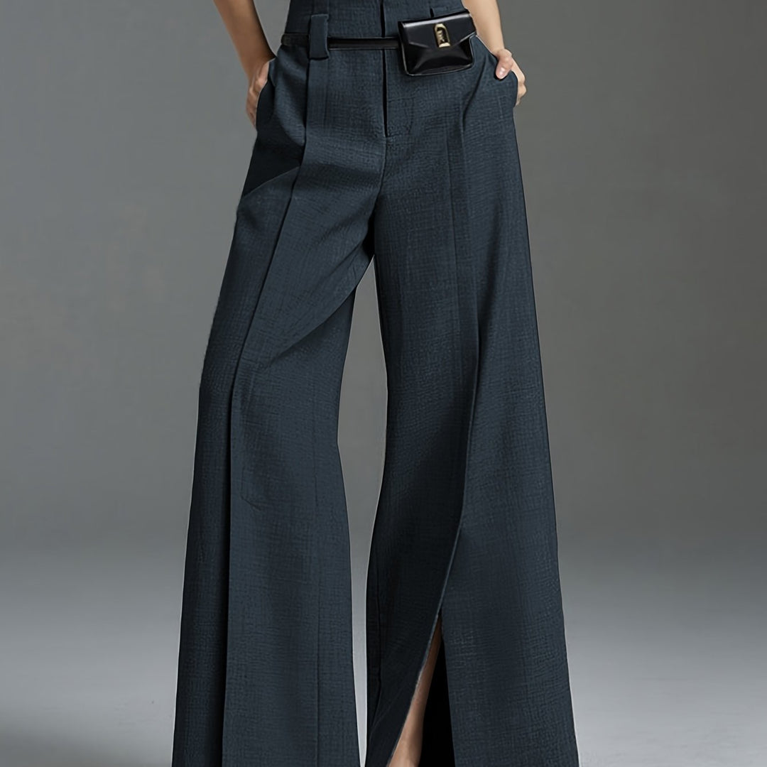 Lorraine | Wijde Pijpen Split Broek
