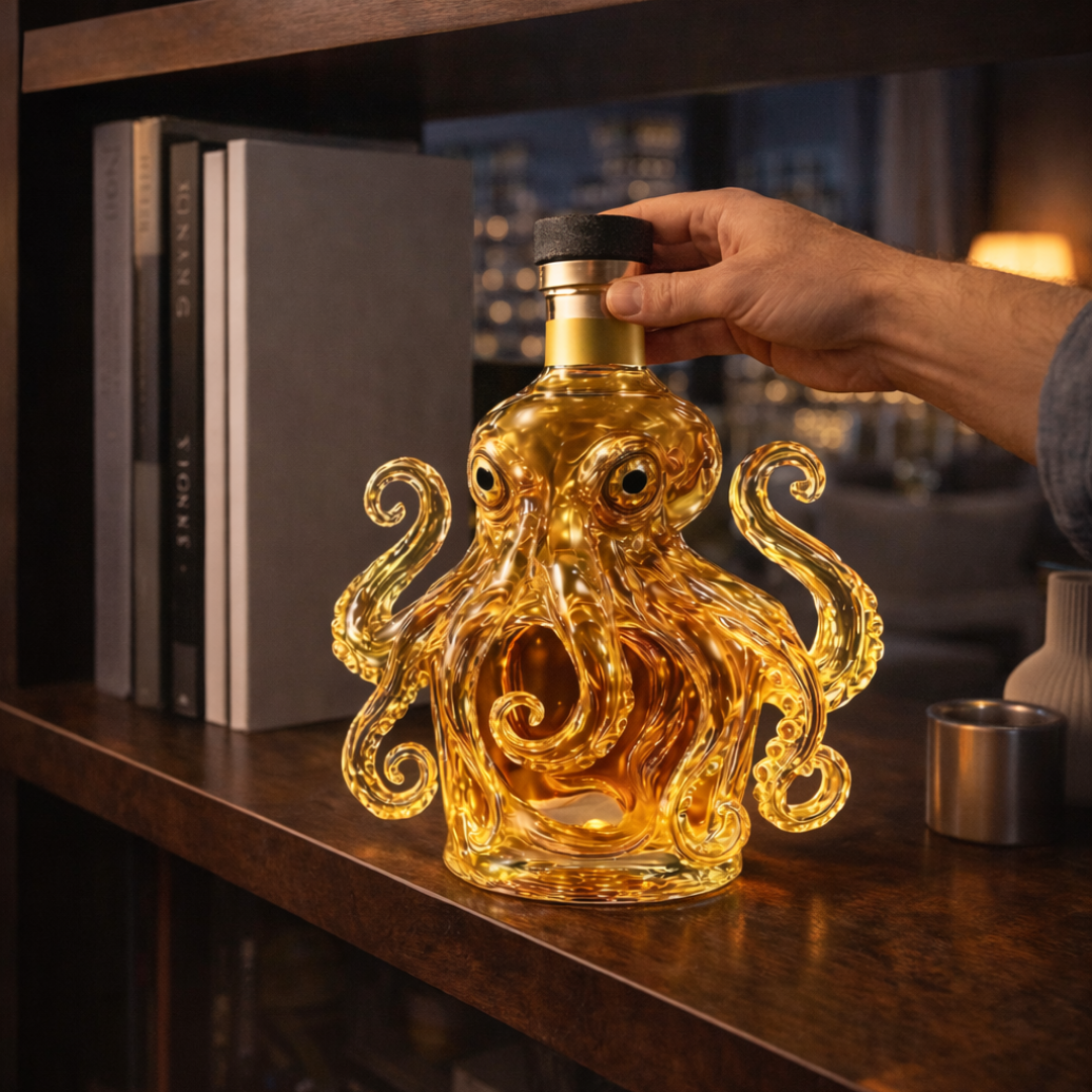 Dale | Whiskyfles Octopus Design