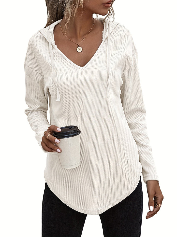 Kendra | Ontspannen V-Hals Hoodie