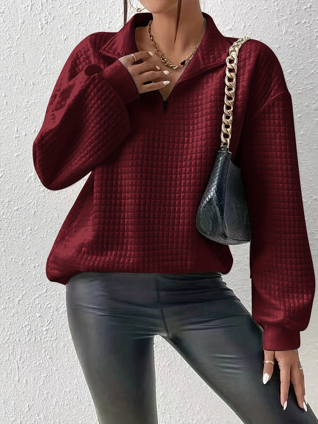 Susanna | Ontspannen Quarter-Zip Pullover