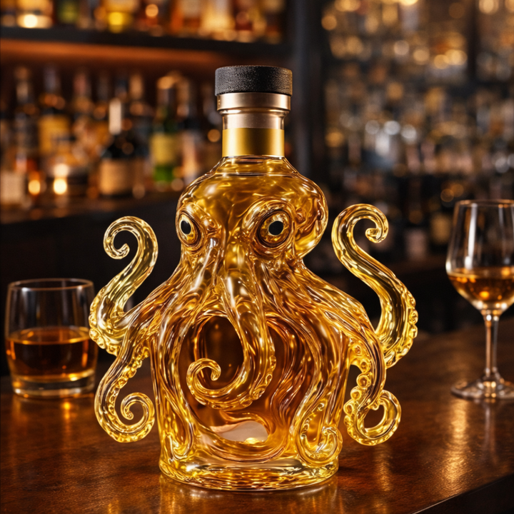 Dale | Whiskyfles Octopus Design