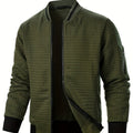 Raymond | Textured Zip-Up Bomberjack