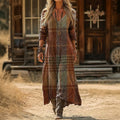 Patricia | Vintage-geïnspireerde Lange Mouwen Casual Jurk