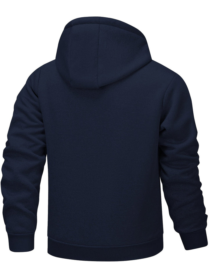Russell | Gezellige Hooded Zip-Up Jas