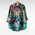 Colleen | Klassieke Multicolor Lange Mouwen Blouse