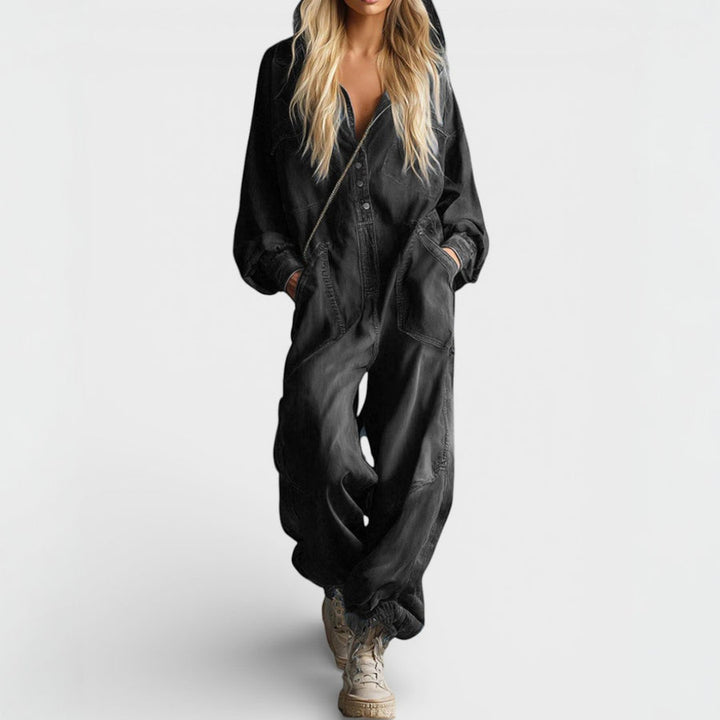 Sierra | Hoodie Jumpsuit met Lange Mouwen