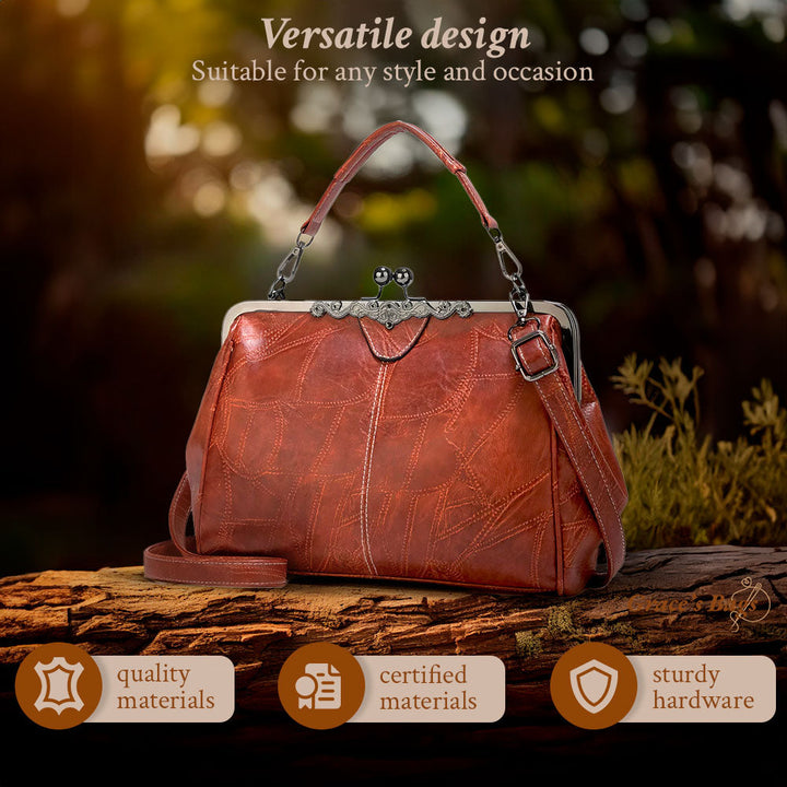 Gillian | Stijlvolle Vintage Schoudertas