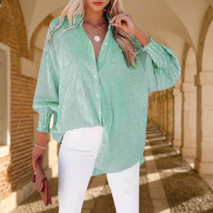Maurie | Klassiek Gestreept Relaxed-Fit Shirt
