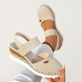Ruth | Gevoerde Wedge Sandalen