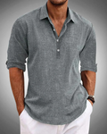 Caleb | Verfijnd Knop-Front Klassiek Shirt