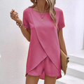 Melanie | Elegante Zomer Split Shirt Set