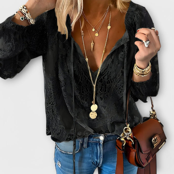 Fleur | Romantische Blouse met Strik