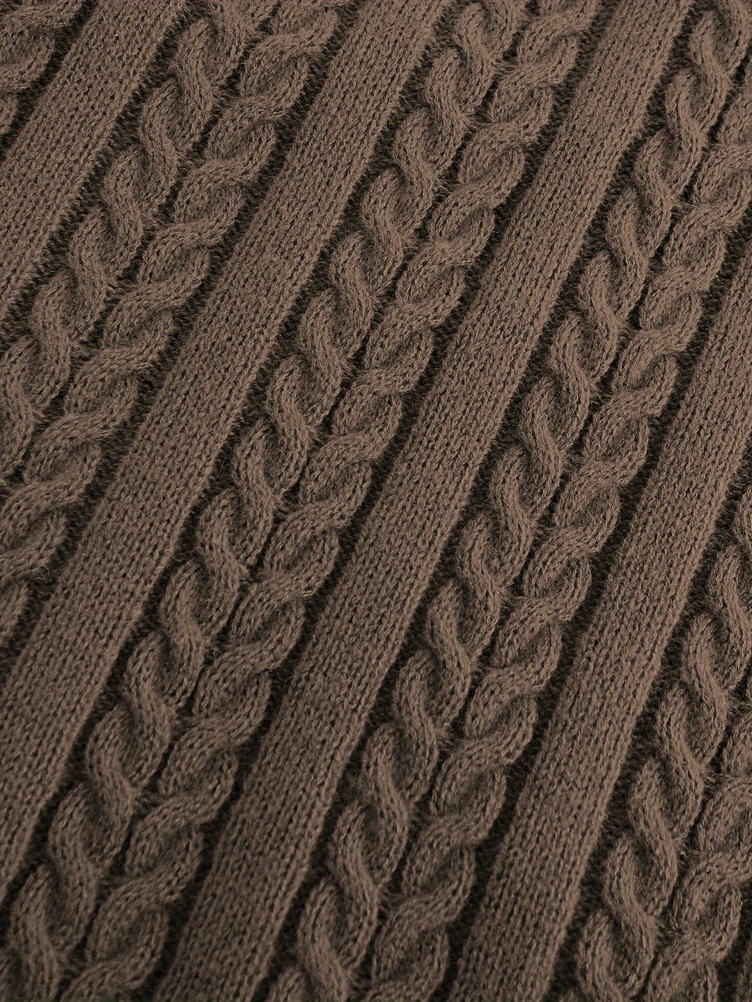 Gideon | Kabelgebreide V-Hals Sweater Vest