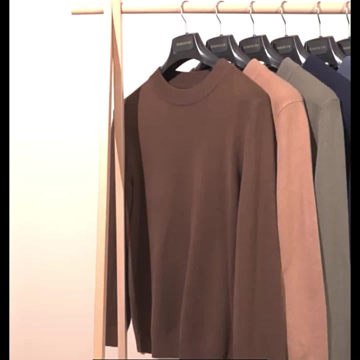 Russell | Verfijnde Mock-Neck Trui