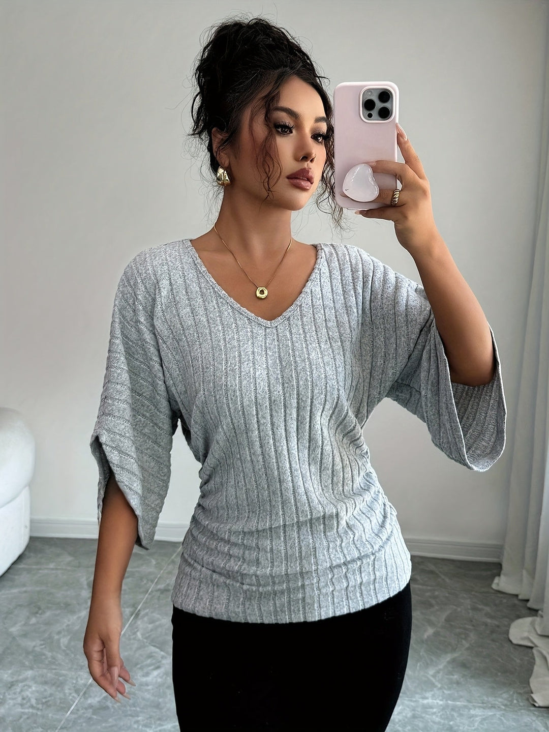 Marianne | Ontspannen V-Hals Top