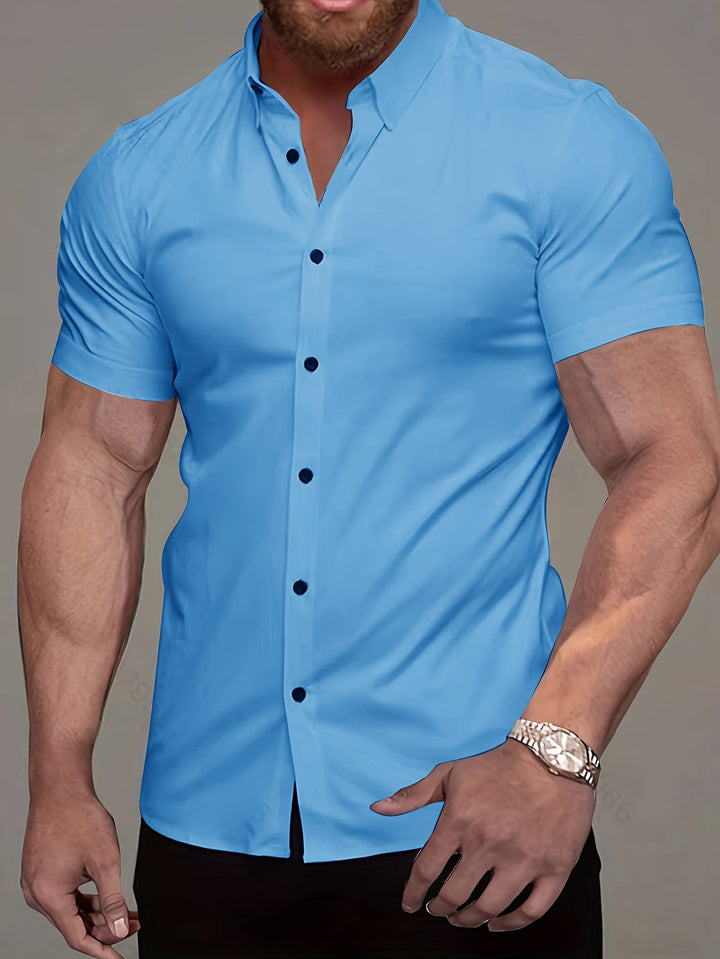 Weston | Verfijnde Korte Mouwen Shirt