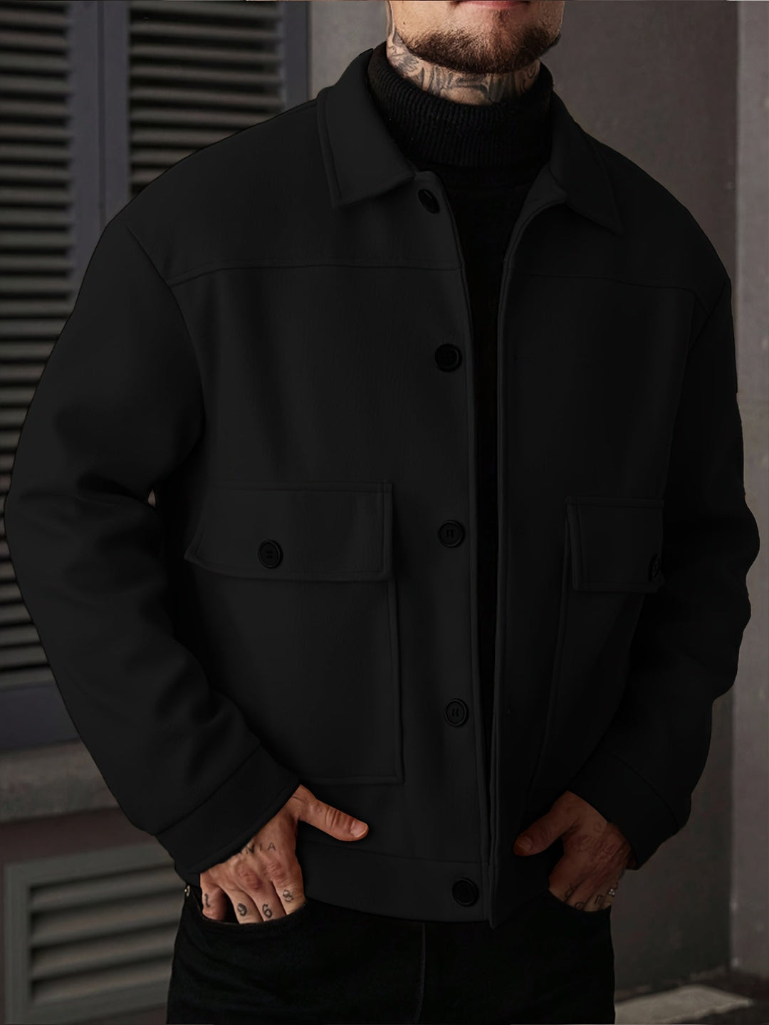 Donovan | Gestructureerde Utility Jacket