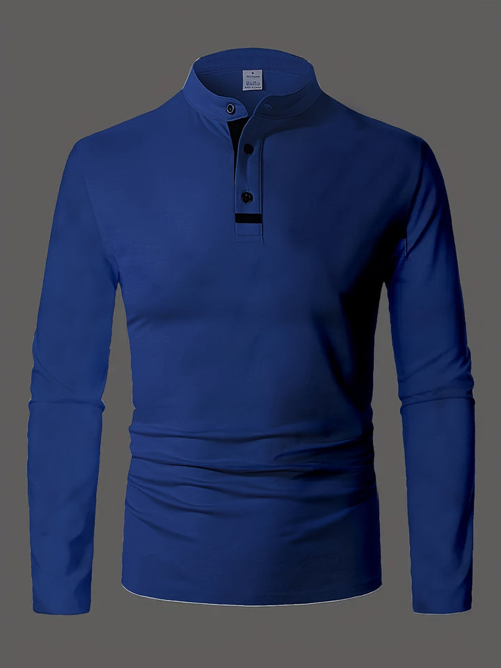 Jasper | Verfijnde Lange Mouwen Henley