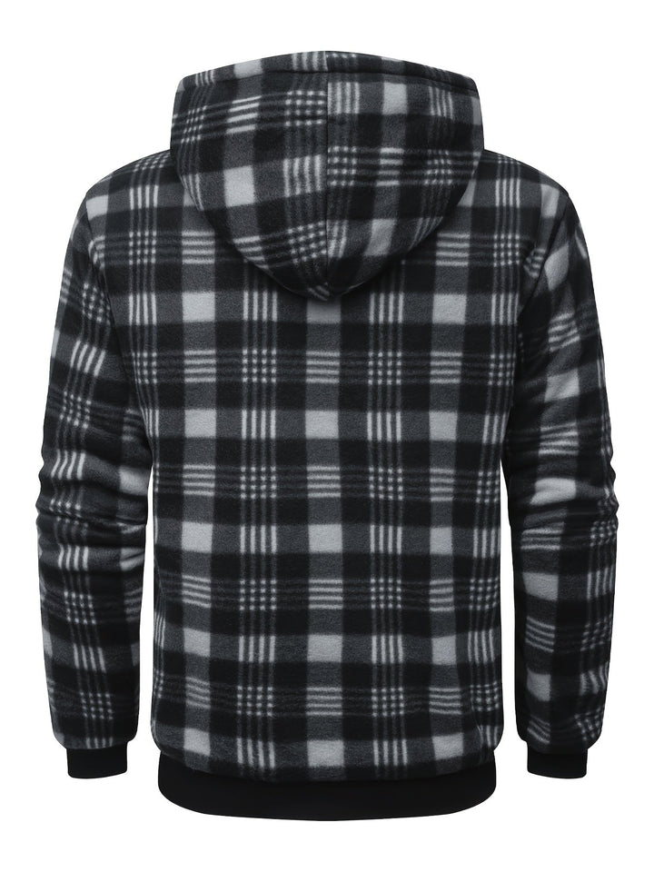 Declan | Gezellige Hooded Zip-Up Jacket