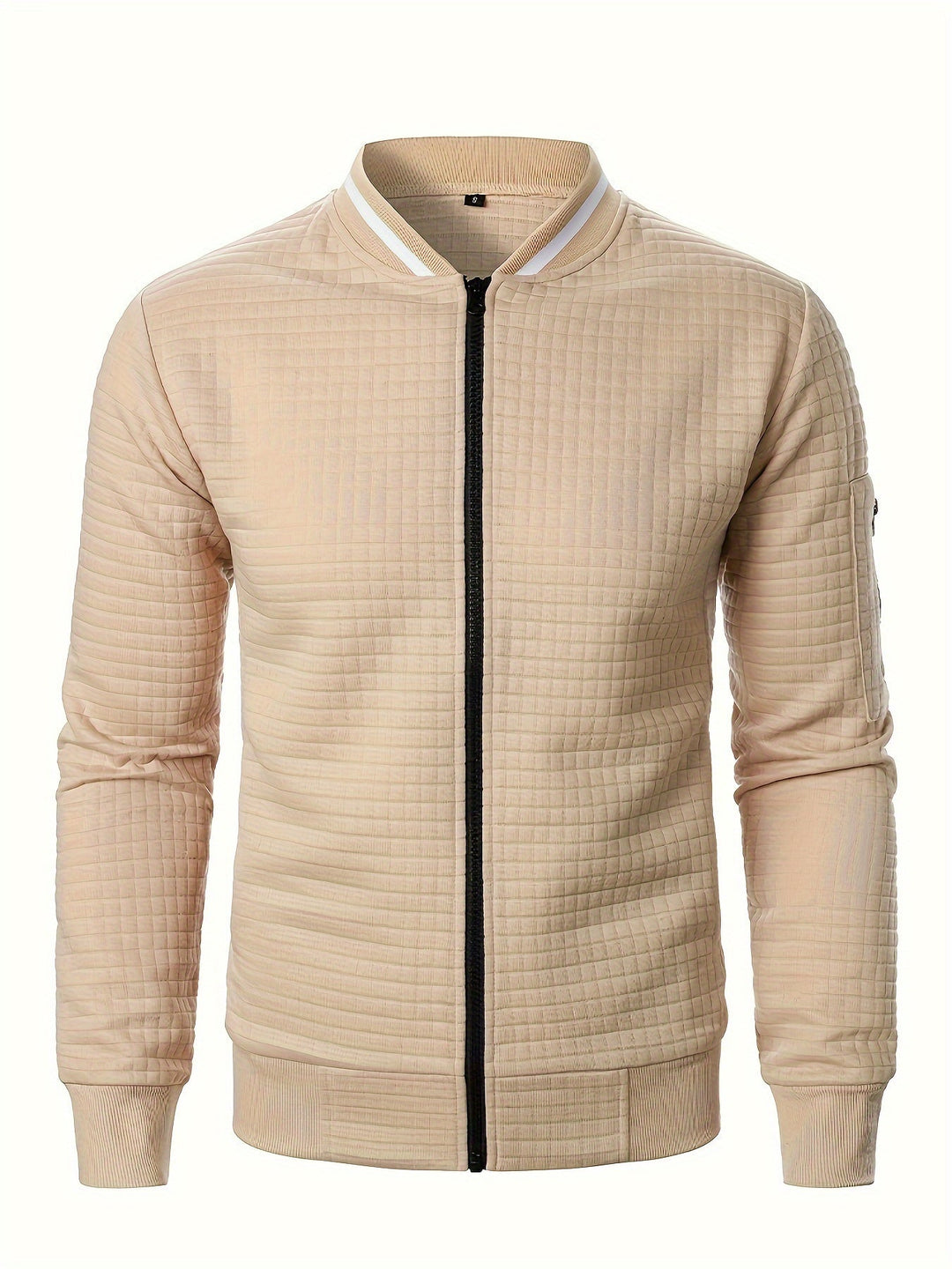 Raymond | Textured Zip-Up Bomberjack