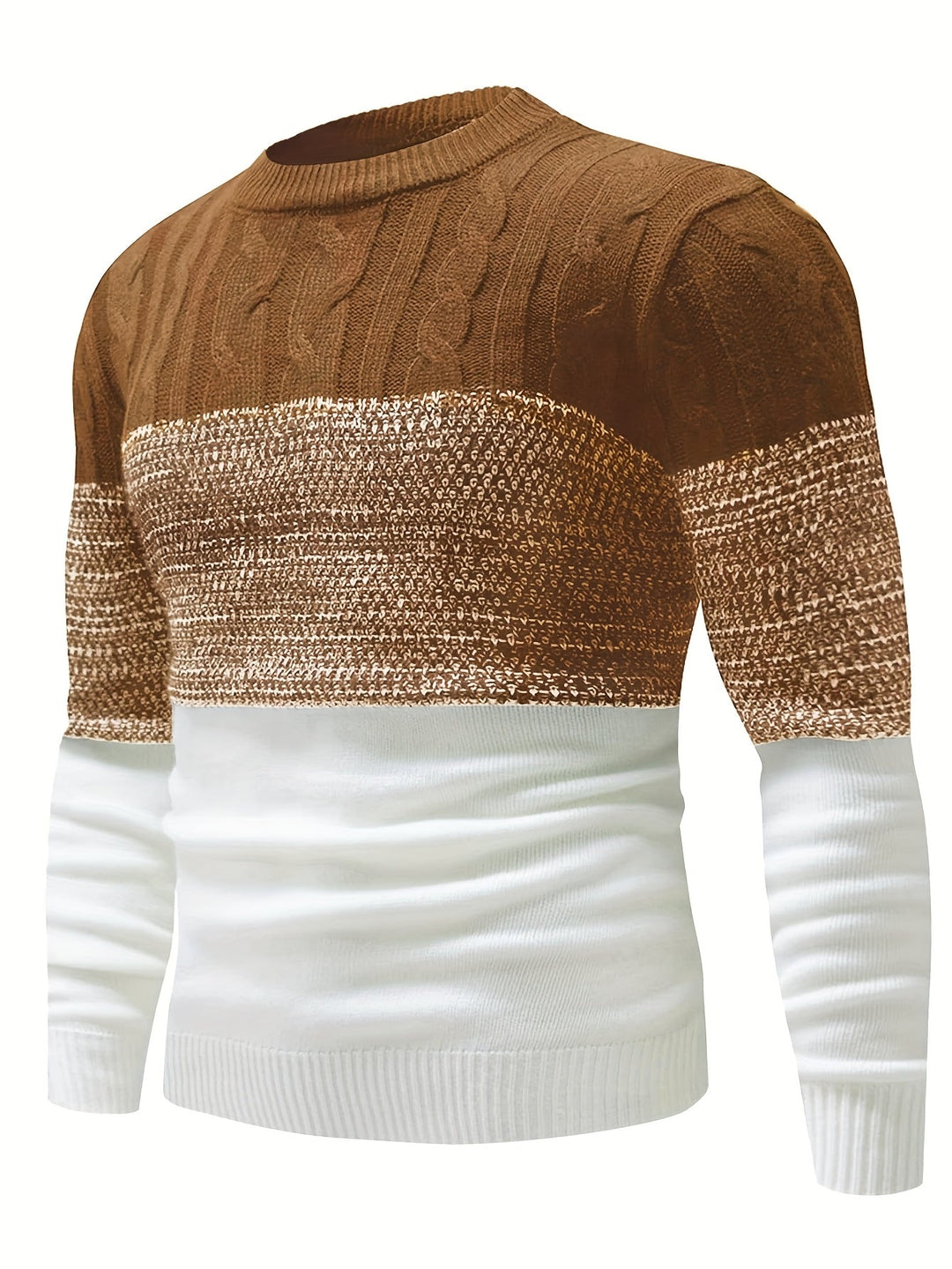 Graham | Kleur-Block Crew Neck Trui