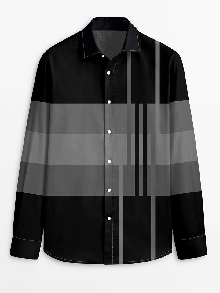 Rueben | Kleurblok Langsleeve Shirt