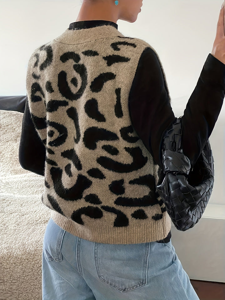 Thea | Patroon Geknoopte Vest