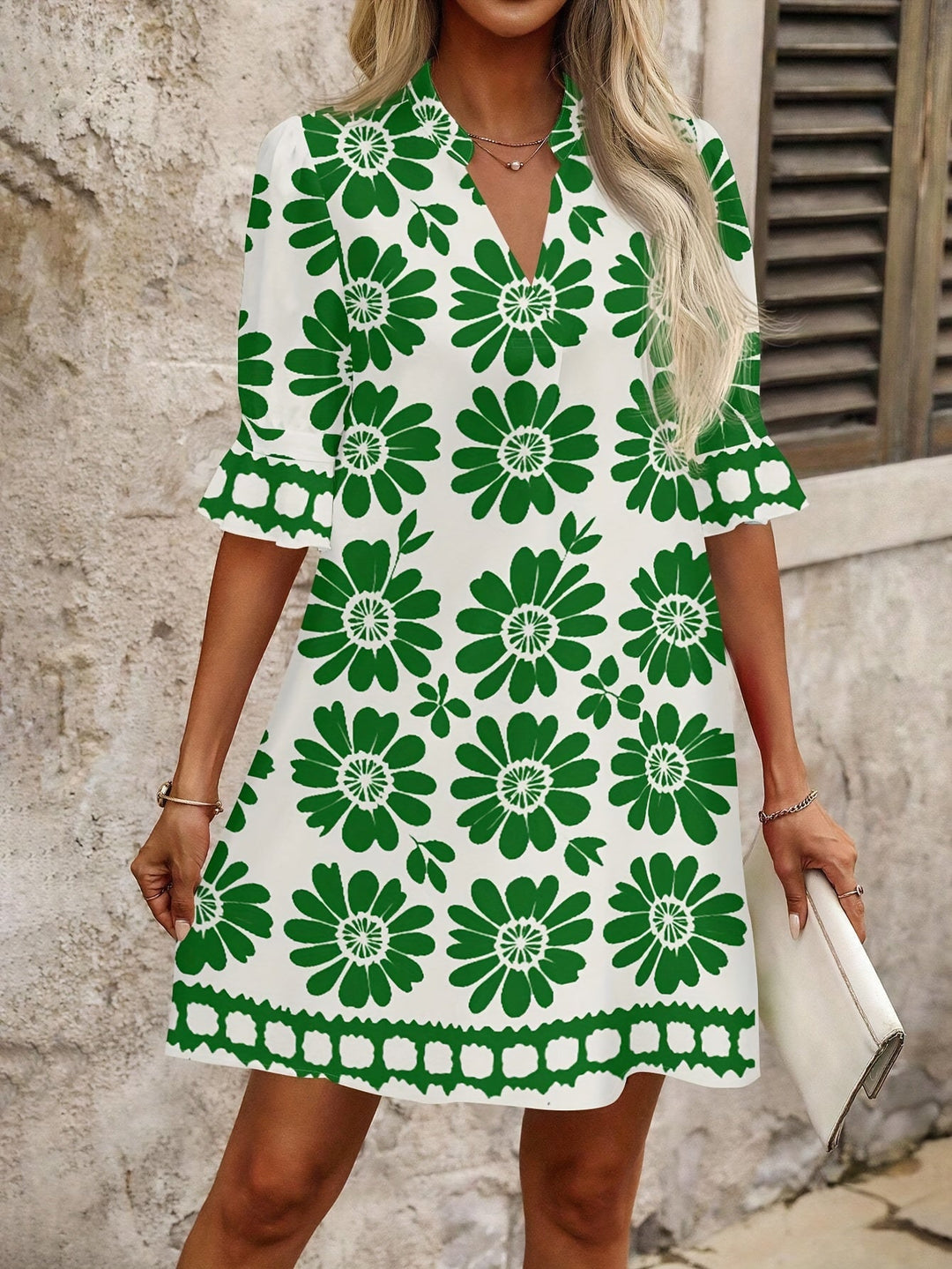 Georgia | Bloemen Mini Jurk
