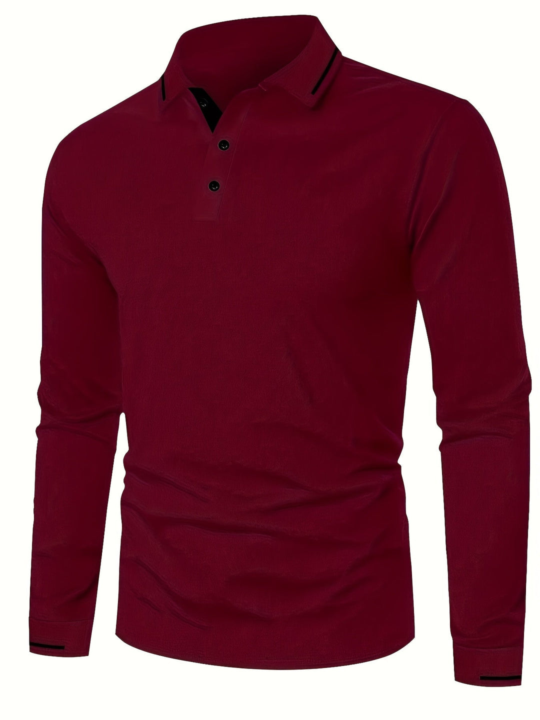 Dalton | Verfijnde Lange Mouwen Polo Shirt