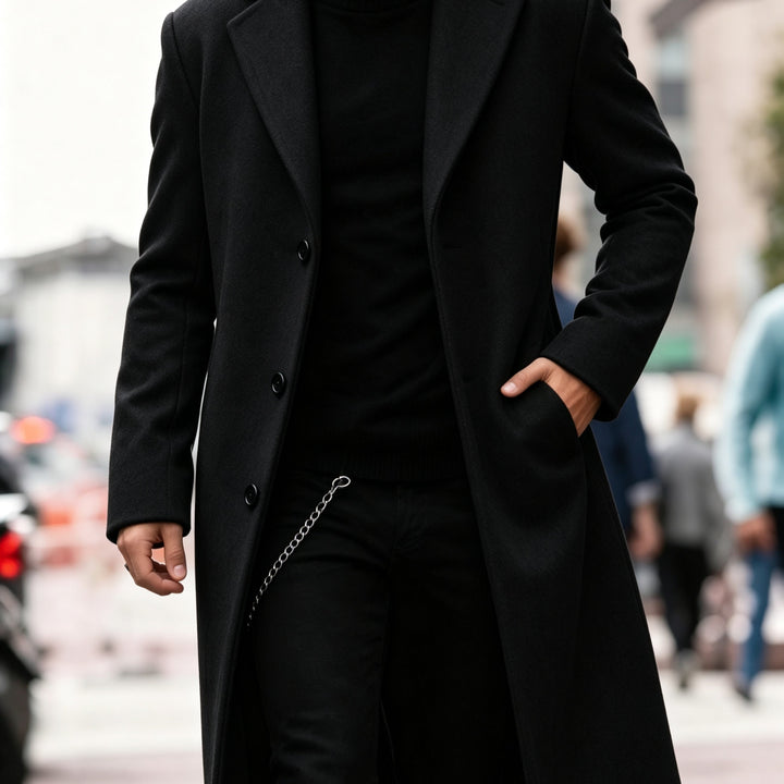 Chandler | Verfijnde Lange Trenchcoat
