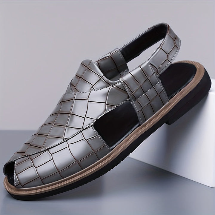 Malcolm | Geweven-Stijl Comfort Sandalen