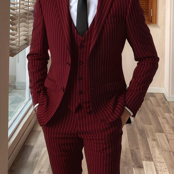 Sullivan | Drie-delige Pinstripe Pak